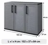 Artplast Easy 10.2x37x84 Cm Kleiderschrank Silber  Silber Produktbild-Vorschau 5