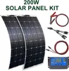 Flexibilní solární sada – solární systém 200 W – ohebný – Náhled obrázku produktu 2