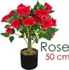 Rosier Rose Plante Artificielle Artificiel avec Floraisons Voir les images du produit 1