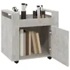 Bürowagen Betongrau 60x45x60 cm Holzwerkstoff Produktbild-Vorschau 5