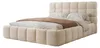 Polsterbett BORIO 180x200 Creme Boucle mit Bettkasten & Produktbild-Vorschau 2
