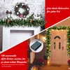 COSTWAY 270cm vánoční girlanda se 100 teplými bílými LED Náhled obrázku produktu 3