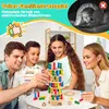 Montessori Brettspiel aus Holz, 48 Stück Bunte Holzsäule Produktbild-Vorschau 7