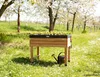 WONDERMAKE Großes Hochbeet aus KIRSCHBAUM Holz für Garten Produktbild-Vorschau 2