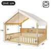Cama infantil de 140x200 cm que se puede utilizar como cama Vista previa de la imagen del producto 14