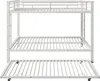 Sweiko 140x200cm patrová postel, postel s železným rámem, Náhled obrázku produktu 11