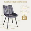 Yaheetech Moderne Esszimmerstühle, 2er Set, mit Produktbild-Vorschau 3