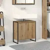 vidaXL Koupelnová skříňka s dvířky Handicraft dub 60 x 30 x Náhled obrázku produktu 2
