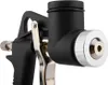 A close-up, studio shot of a black spray gun with silver accents against a white background. Produktbild-Vorschau