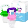 Baby Fruchtsauger 2er Set – BPA-freier Silikon Schnuller & Produktbild-Vorschau 1