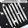 Set di 3 pennarelli per tessuti, colore bianco, resistenti Anteprima dell’immagine prodotto 3