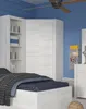 Jugend Eckkleiderschrank weißeiche 2-türig 96x96cm Produktbild-Vorschau 1