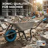 TIREX by xonic® Schubkarre mit Stahlfelge – Verzinkte Wanne Produktbild-Vorschau 7