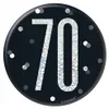 Pin nero e argento numero 70 Anteprima dell’immagine prodotto 2