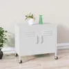 vidaXL Szafka do przechowywania biała 60x35x56 cm stalowa Podgląd zdjęcia produktu 2