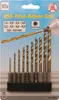 KRAFTMANN 50801 HSS-Bohrer-Satz, Titan-Nitriert, 10-tlg. Produktbild-Vorschau 5