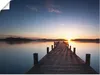 ARTland Poster Sonnenstrahlen - Sonnenuntergang Größe: Produktbild-Vorschau 1
