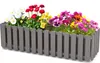 Balkon Box Flowerpot Planter Box Plot Grey W 58cm 10 L Náhled obrázku produktu 1