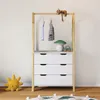 Kinderzimmer Kommode AMIRA mit Kleiderstange in Hausform - Produktbild-Vorschau 7