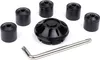 Set copriruota / cerchio Ø=35mm Moto Nostra CNC, nero Anteprima dell’immagine prodotto 4