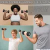 Hantelsatz 18 kg, Neopren, mit Standardstange – rutschfest, Produktbild-Vorschau 5