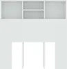 vidaXL vidaXL-Hoofdbordkast-100x19x103,5-cm-wit Voir les images du produit 9