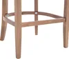 Silla de bar Buckingham, tapizada en tela, patas de madera Vista previa de la imagen del producto 5