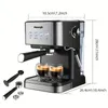 Aeomjk Espressomaschine 20 Bar Siebträger Milchaufschäumer Produktbild-Vorschau 5