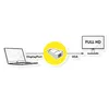 VALUE DisplayPort-VGA Adapter, DP ST - VGA BU, Aktiv Produktbild-Vorschau 2