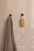 Handdoekhaken set van 2 – van gepoedercoat staal | Zwart | Productafbeelding-voorbeeld 5