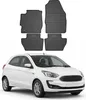 2016-2021 Ford Ka+ tappetini in gomma nera 4 pz Anteprima dell’immagine prodotto 1