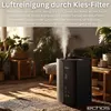 Echos Ultraschall Luftbefeuchter 5 Liter Fernbedienung Produktbild-Vorschau 4