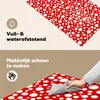 KitchenYeah© Herdabdeckplatte Seifenblasen - Rot - Punkte - Produktbild-Vorschau 2