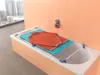 Metaltex Cervino Badkuipdroogrek 10 m Drooglengte Wit/Blauw Voir les images du produit 3