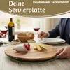 LS-LebenStil XXL Servierplatte Drehteller Akazie 40cm Produktbild-Vorschau 3