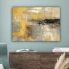 MuchoWow® - Leinwandbilder - Abstrakt - Gelb - Modern - Produktbild-Vorschau 4