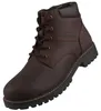 Dockers Herren Leder-Stiefelette Dunkelbraun 57IR002-402320 Voir les images du produit 1
