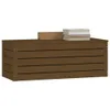 vidaXL Kufer miodowy brąz 89x36,5x33 cm lite drewno sosnowe Podgląd zdjęcia produktu 9
