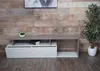 TV-Lowboard Schrank 47x170x40cm Weiss Beton Holz Produktbild-Vorschau 12