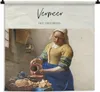 MuchoWow® Wandteppich Wandbehang Milchmädchen - Johannes Produktbild-Vorschau 1