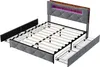 UnboxG Polsterbett 140x200cm mit USB & Typ C, Stauraumbett Produktbild-Vorschau 15