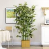 HOMCOM Bambou artificiel 180 cm - Plante artificielle dans Voir les images du produit 6