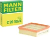 Filtro aria MANN-FILTER C 20 106/4 Anteprima dell’immagine prodotto 3