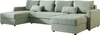 A U-shaped sofa with a chaise lounge and an ottoman section, shown from a front-side angle against a white background. Náhľad obrázku produktu
