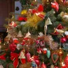 Fluwelen Band 6,3 cm x 9,1 m, Gold, mit Drahtrand, Weihnachtsgrün Produktbild-Vorschau