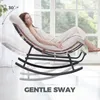 COMHOMA : grand fauteuil à bascule, large chaise longue à Voir les images du produit 5