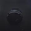 A black, round object with a hexagonal top, possibly a solar-powered light, is shown against a black background. Anteprima dell’immagine prodotto