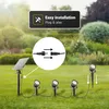 hoftronic Solar Gartenstrahler 4x 2W 3000K IP65 Schwarz Produktbild-Vorschau 8