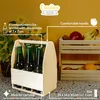 Creative Deco Flaschenträger Holz für 6 Bierflaschen - Produktbild-Vorschau 3