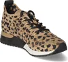 A single leopard-print sneaker is shown from a side-front angle against a white background. Anteprima dell’immagine prodotto